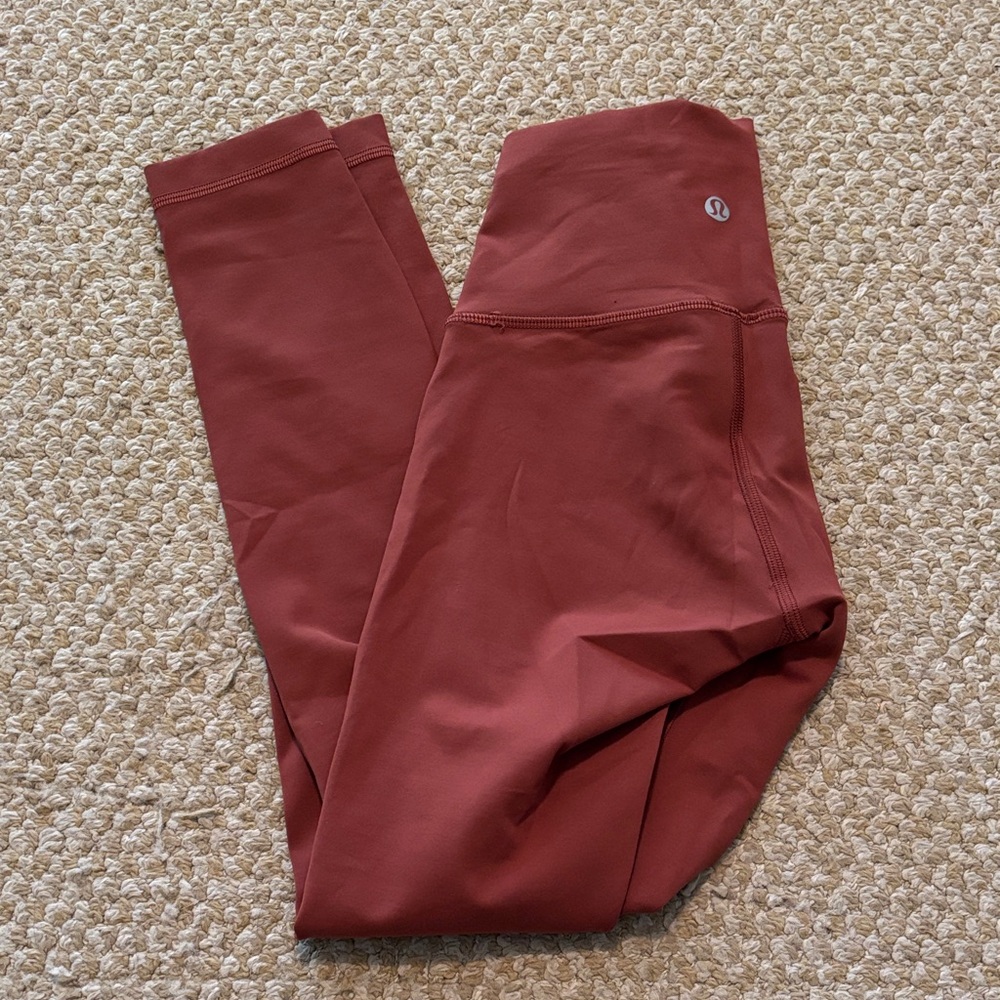 lululemon athletica Brick Red Leggings